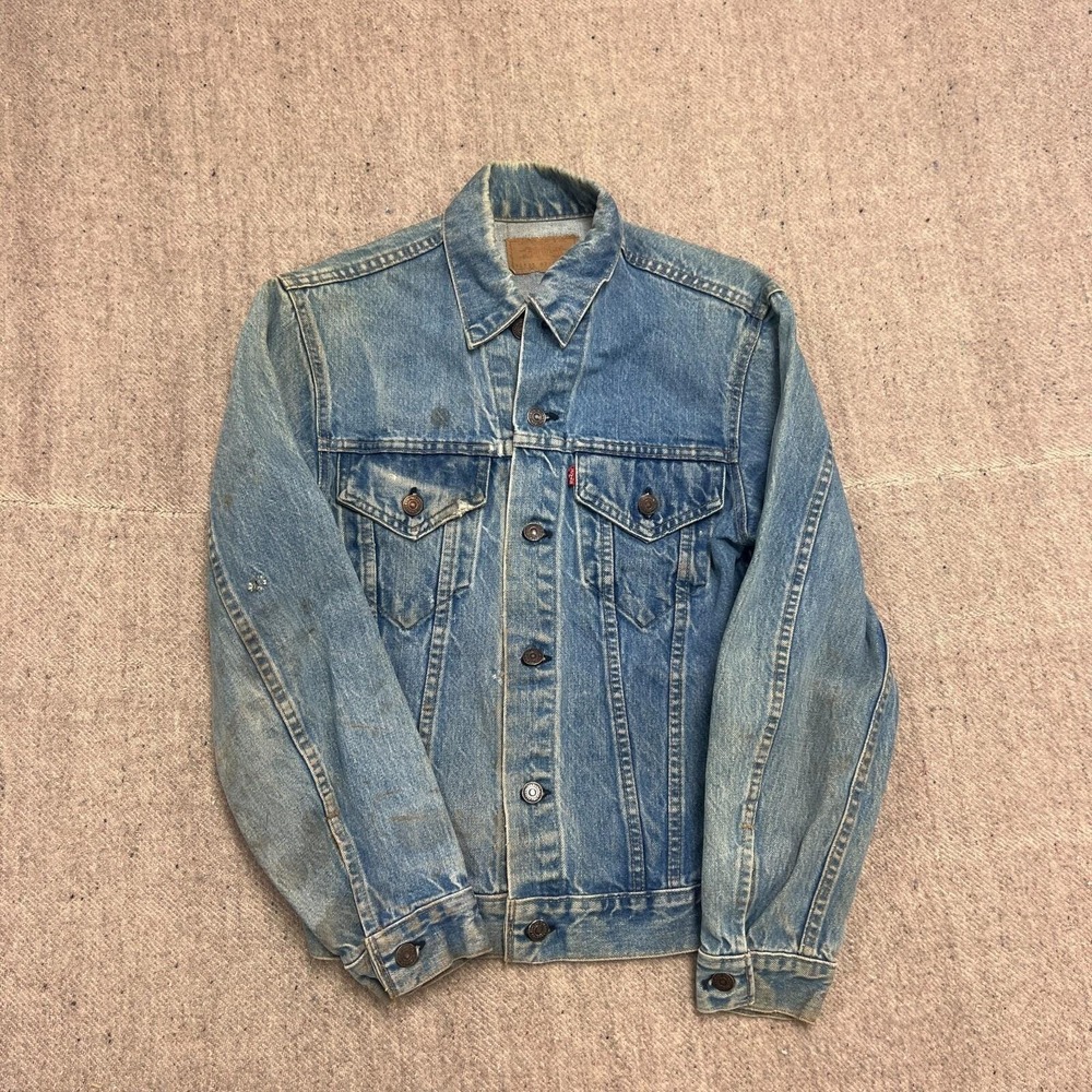 Vintage Levi's‎ 70505 Denim Jacket Mens 36 Blue 1970s USA Faded